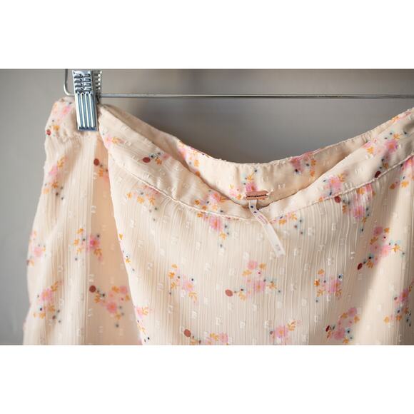 Free People Daniella Lace Maxi Skirt Floral Medium - Picture 4 of 5